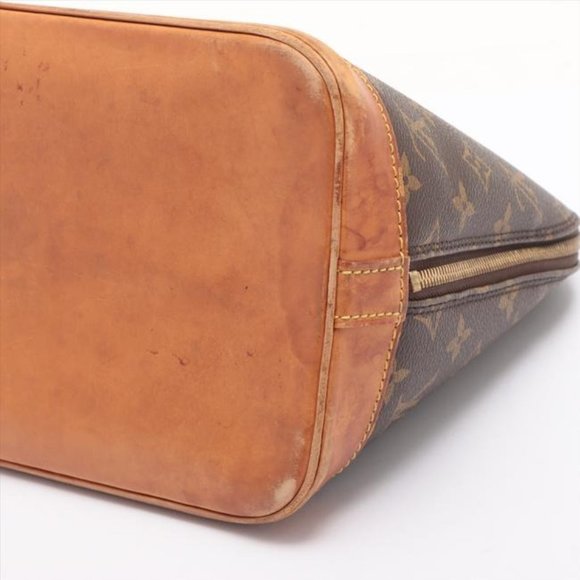 Louis Vuitton Alma Pm Brown Monogram Canvas Tote - Picture 9 of 11